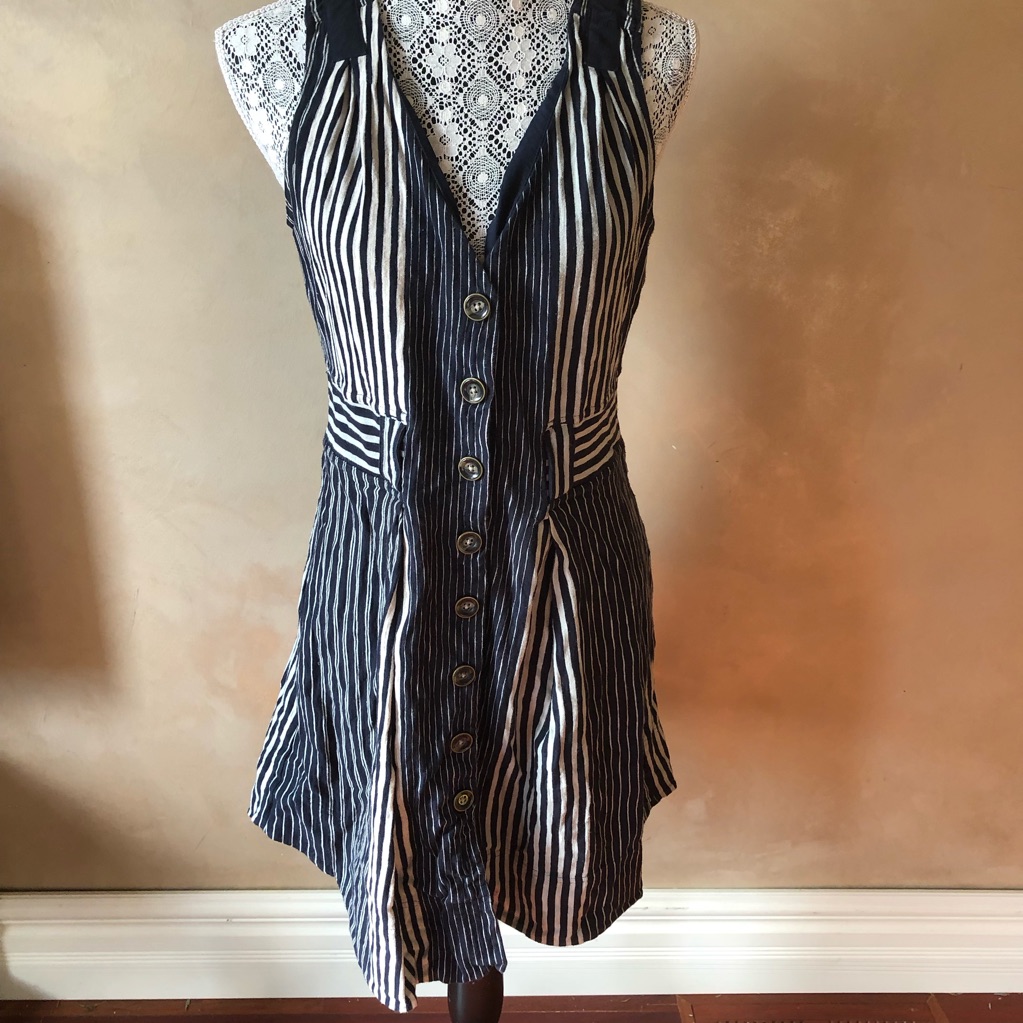 Marc Jacobs Stripped Dress Sz Medium Marc By Marc Jacobs